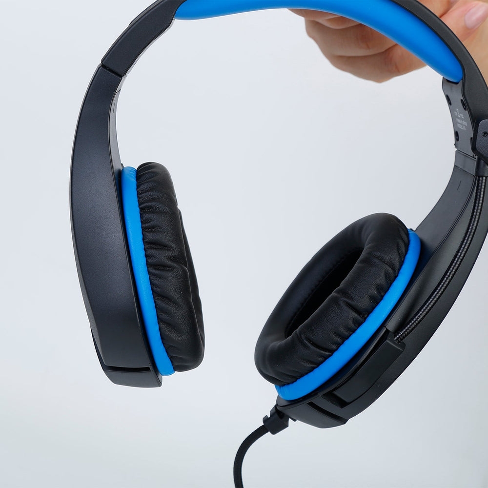 Gaming Headsets Stereo Bass Over Ear Headphones w/LED Light Earmuff w/ Mic 3.5mm Plug USB 6.72FT Cord Fit For PS4/PS Vita/XBOX One S/PC/Laptop/Compute