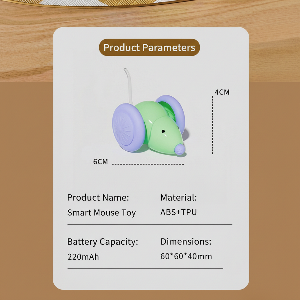 Interactive Mouse Toy for Cats