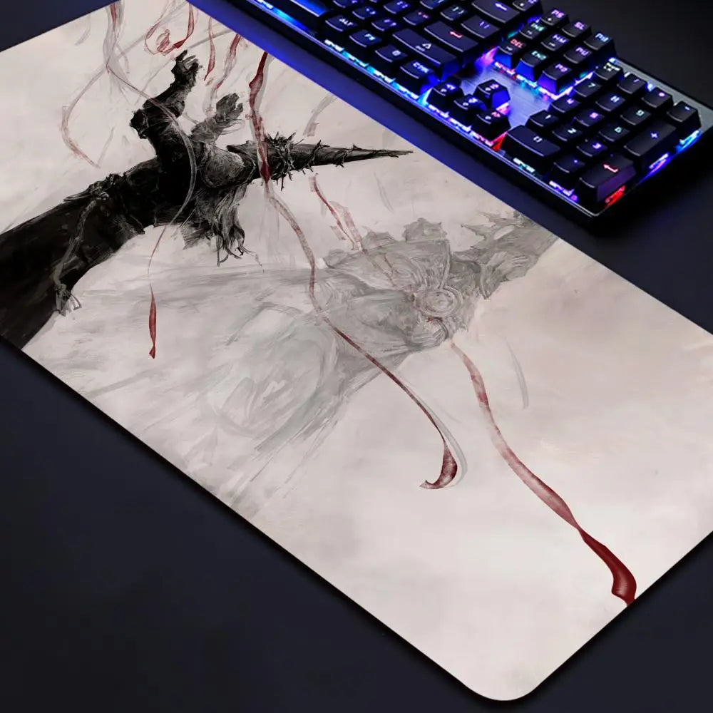 Mouse Pad Non-Slip Rubber Edge locking mousepads Game play mats Popular video game B-Blasphemous for notebook PC computer