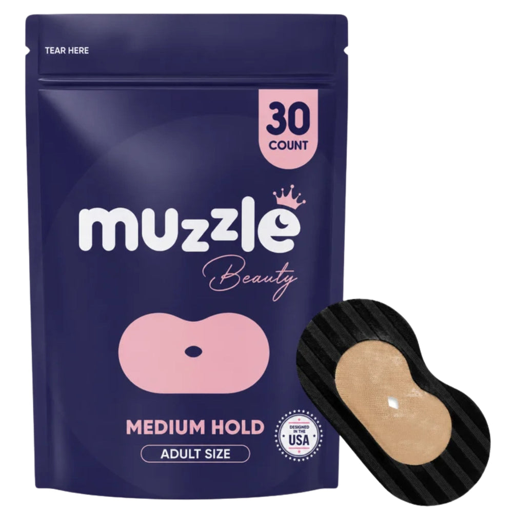 Muzzle® Beauty Hydrating Collagen Mouth Tape (Medium Hold)