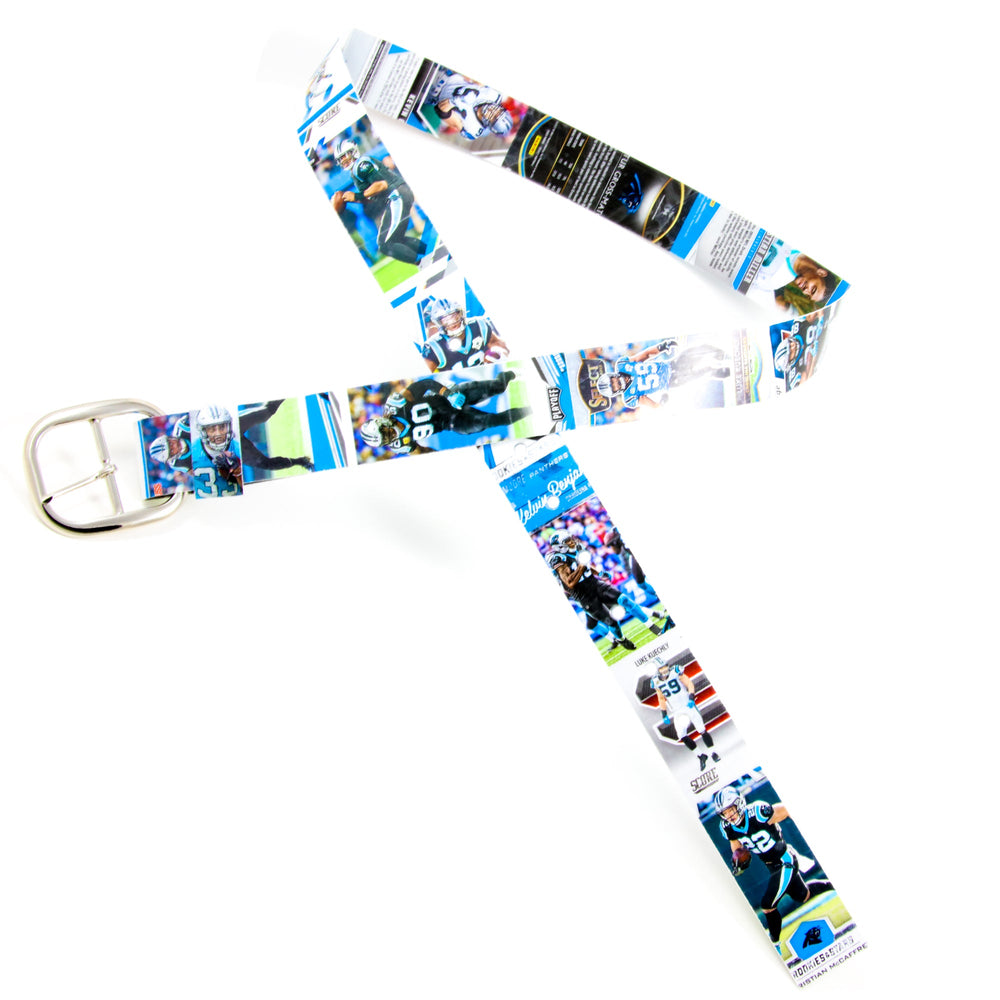 Carolina Panthers Football Card Belts