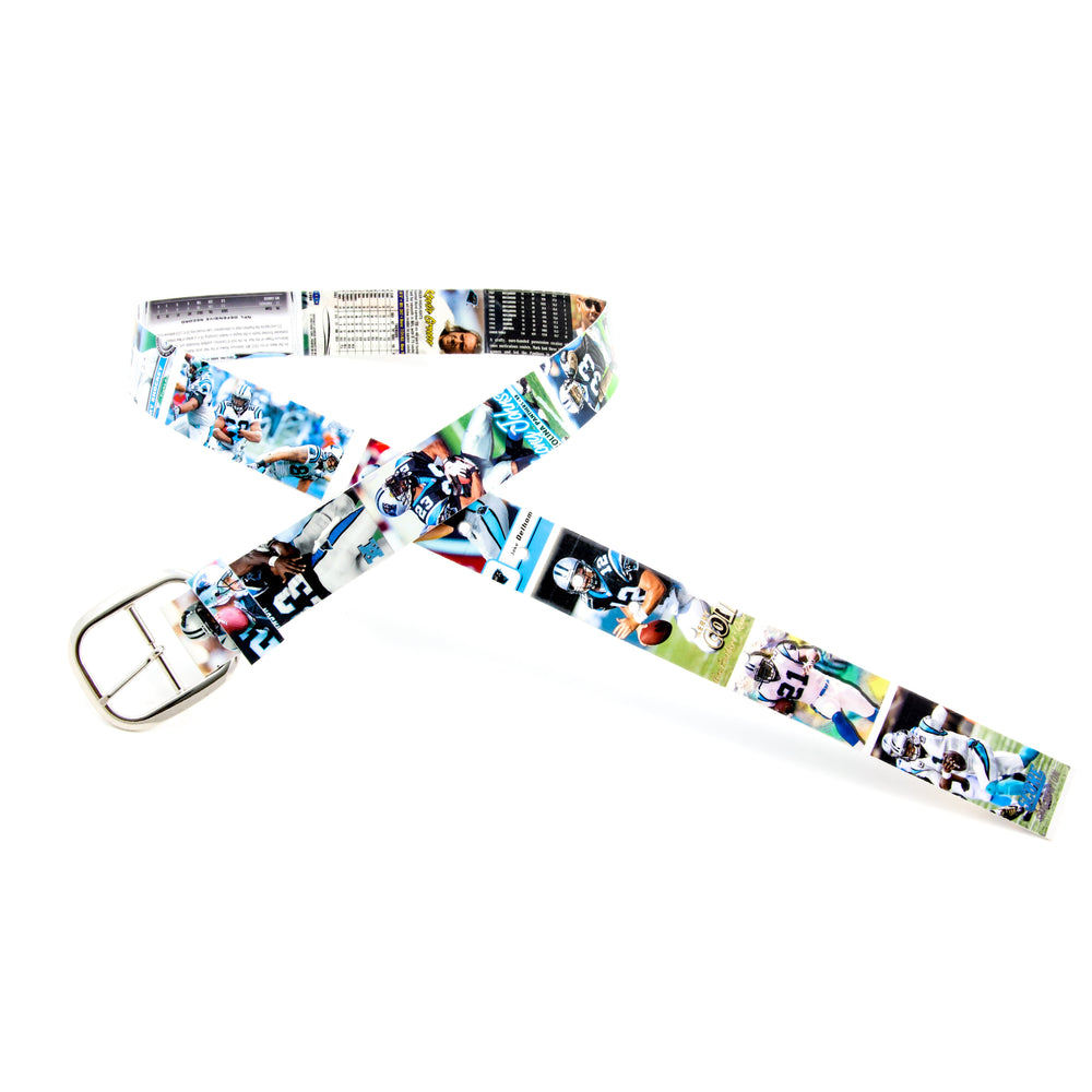 Carolina Panthers Football Card Belts