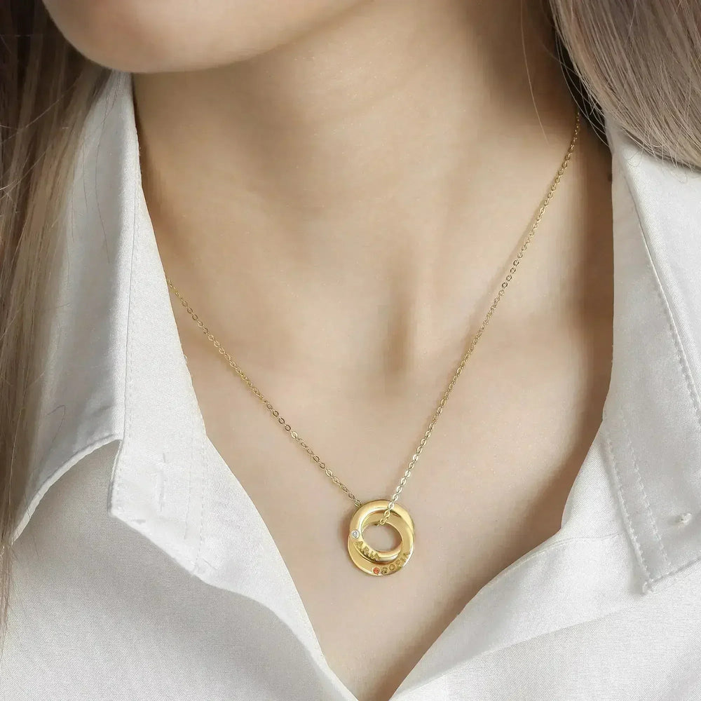 Mother Necklace Birthstone, Custom Mother Necklace, Gift From Daughter