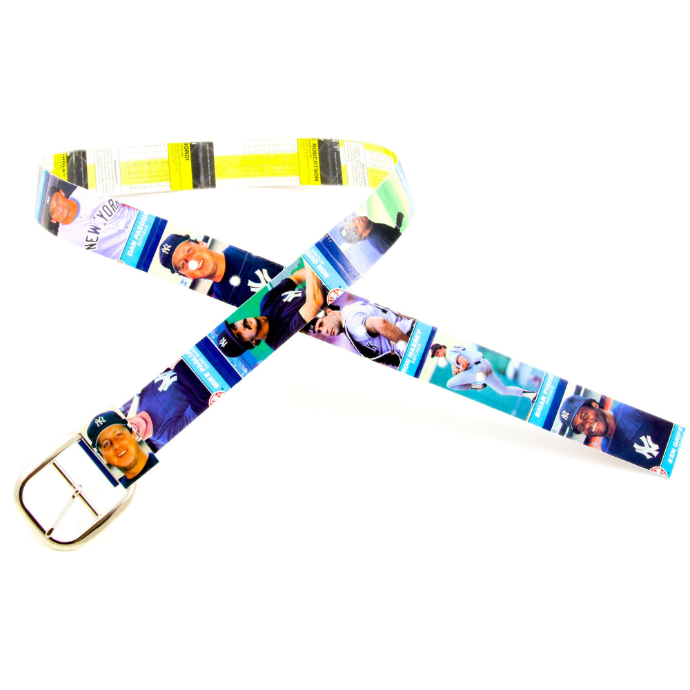Custom New York Yankees Custom Baseball Card Belt