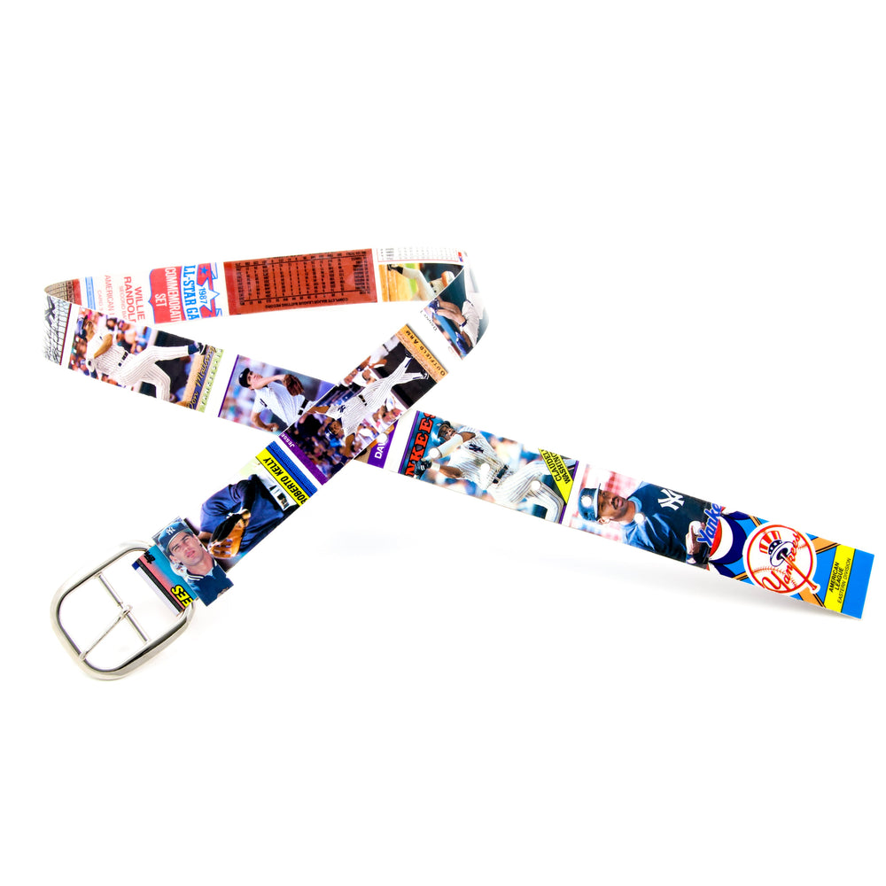 Custom New York Yankees Custom Baseball Card Belt