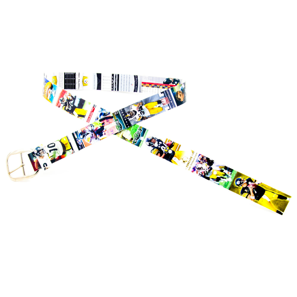 Custom Pittsburgh Steelers Custom Football Card Belt