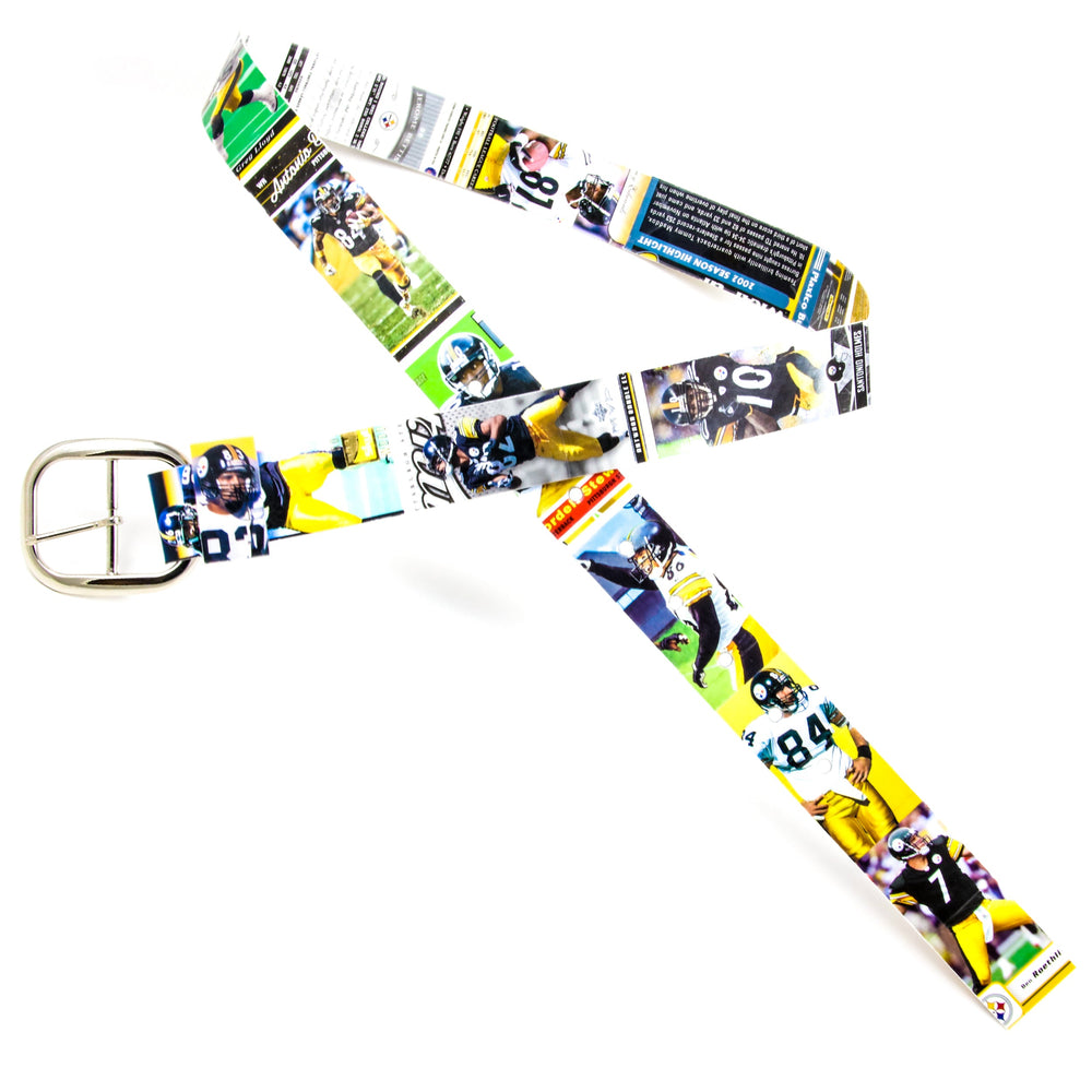 Custom Pittsburgh Steelers Custom Football Card Belt