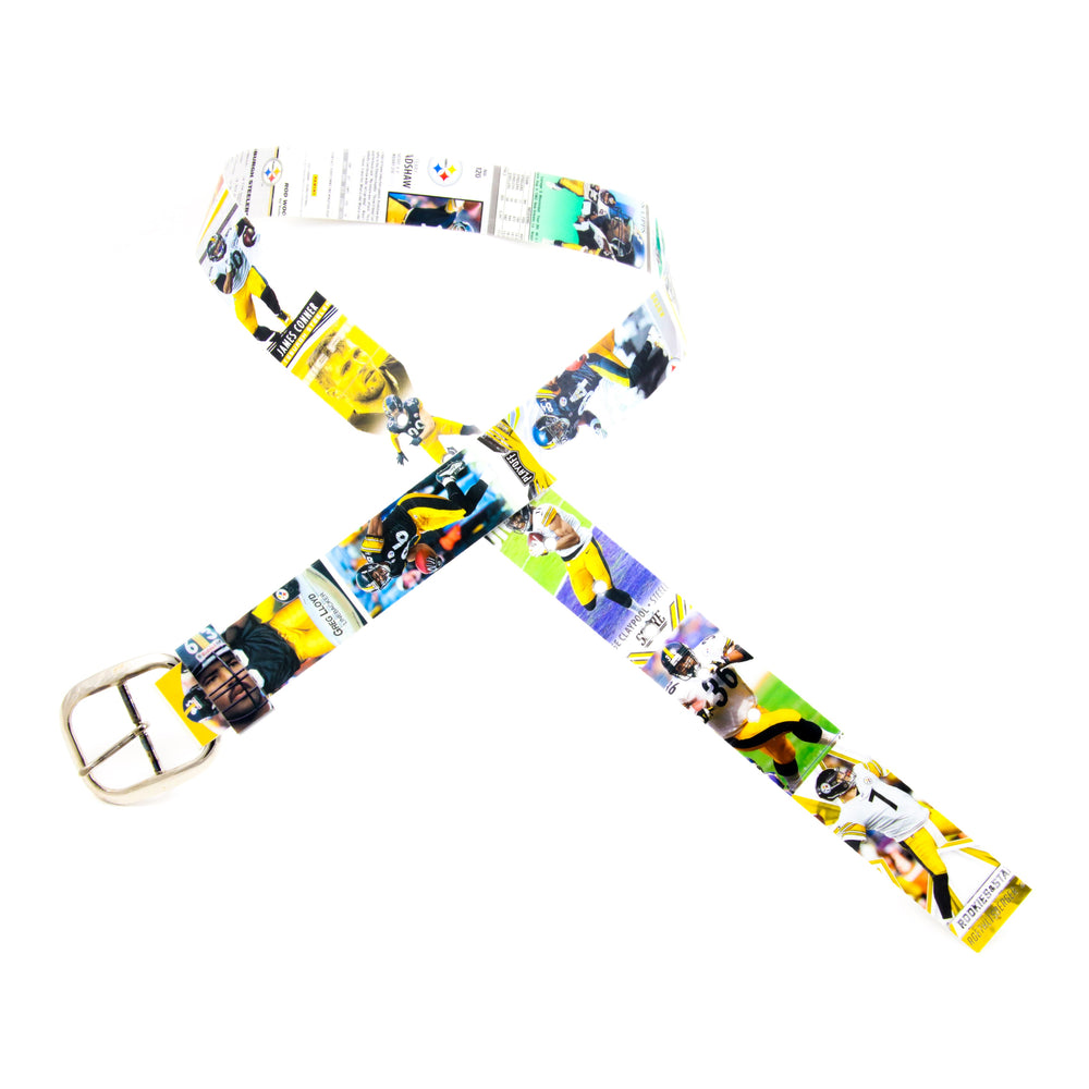Custom Pittsburgh Steelers Custom Football Card Belt