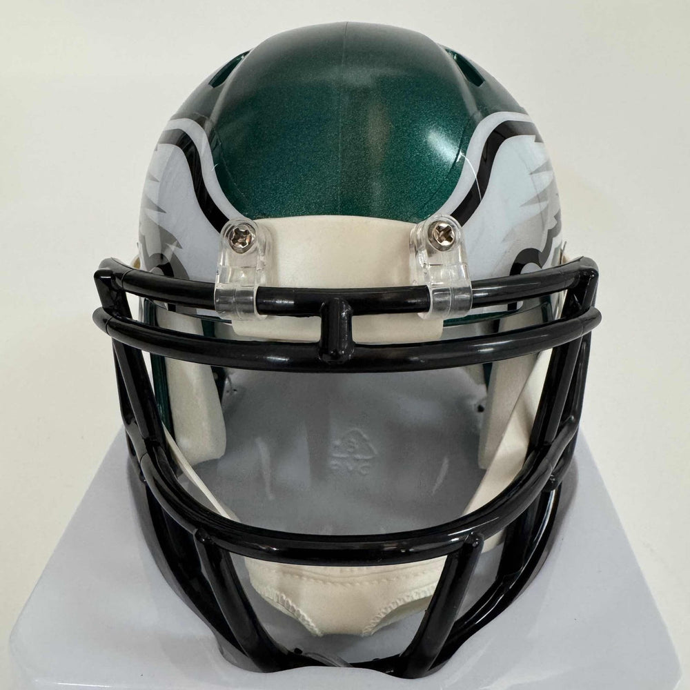 Autographed/Signed Jason Kelce Philadelphia Eagles Mini Football Helmet PSA COA