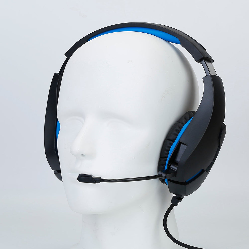 Gaming Headsets Stereo Bass Over Ear Headphones w/LED Light Earmuff w/ Mic 3.5mm Plug USB 6.72FT Cord Fit For PS4/PS Vita/XBOX One S/PC/Laptop/Compute