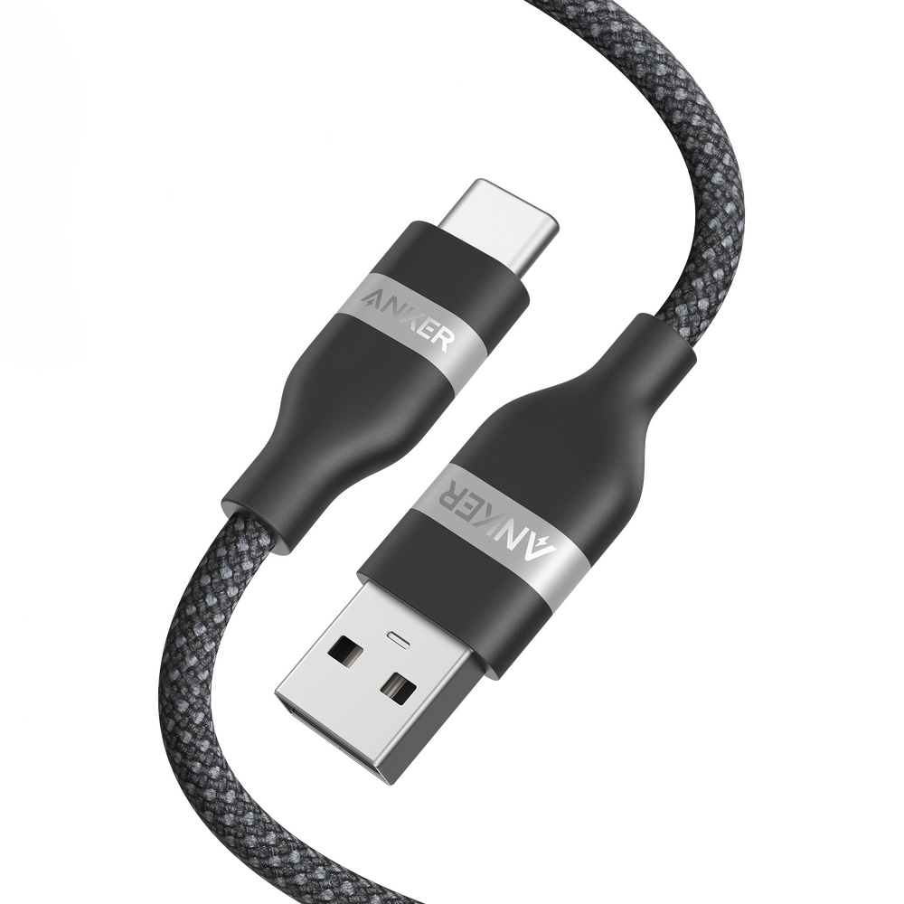 Anker USB-A to USB-C Cable (3 ft / 6 ft, Upcycled-Braided)