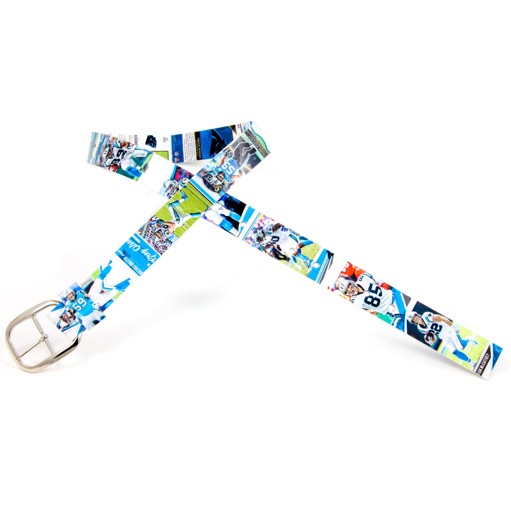 Carolina Panthers Football Card Belts