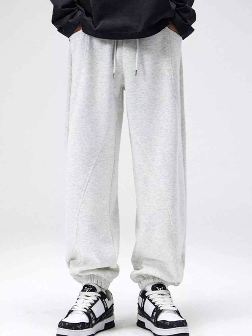 Men's Plus Size Loose Fit Drawstring Sweatpants