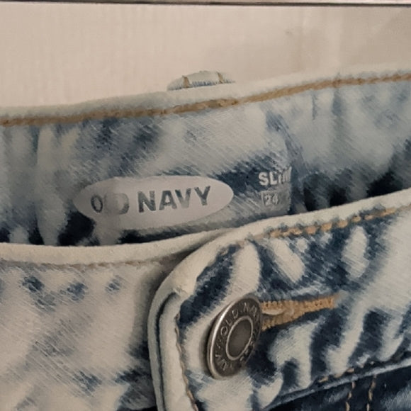 Old Navy Slim Fit Jeans Men's 36x32 Light Wash Denim Pants